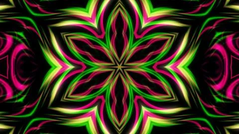 Designer kaleidoscope background with beautiful elements. New trends. Stockillustratie