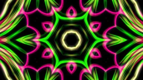 Designer kaleidoscope background with beautiful elements. New trends. イラスト素材