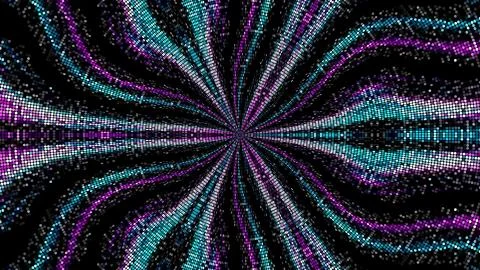 Designer kaleidoscope background with beautiful elements. New trends. Illustrazione stock