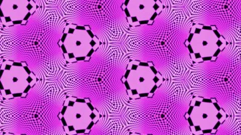 Designer kaleidoscope background with beautiful elements. New trends. Illustrazione stock