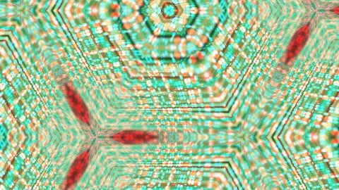 Designer kaleidoscope background with beautiful elements. New trends. 스톡 일러스트