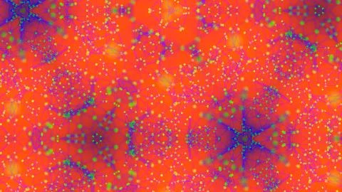 Designer kaleidoscope background with beautiful elements. New trends. 库存插图