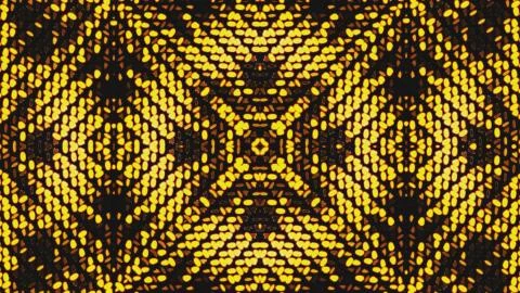 Designer kaleidoscope background with beautiful elements. New trends. イラスト素材