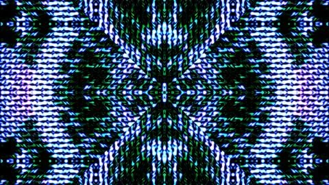 Designer kaleidoscope background with beautiful elements. New trends. Stock Illustration