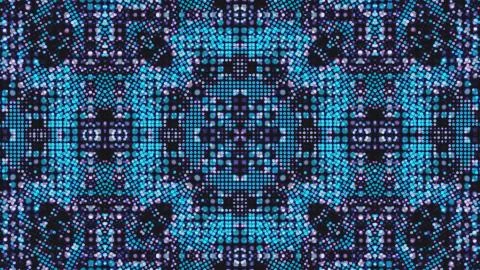 Designer kaleidoscope background with beautiful elements. New trends. Stockillustratie