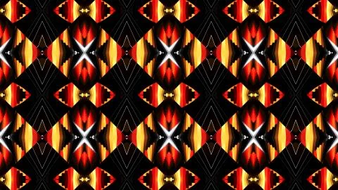 Designer kaleidoscope background with beautiful elements. New trends. Stock Illustration
