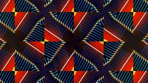 Designer kaleidoscope background with beautiful elements. New trends. イラスト素材