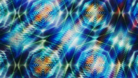 Designer kaleidoscope background with beautiful elements. New trends. イラスト素材