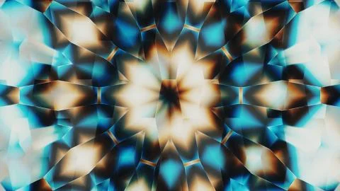 Designer kaleidoscope background with beautiful elements. New trends. Stockillustratie