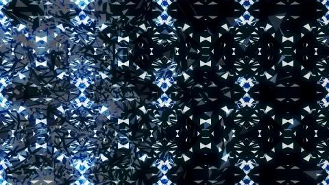 Designer kaleidoscope background with beautiful elements. New trends. Stock Illustration