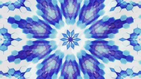 Designer kaleidoscope background with beautiful elements. New trends. イラスト素材