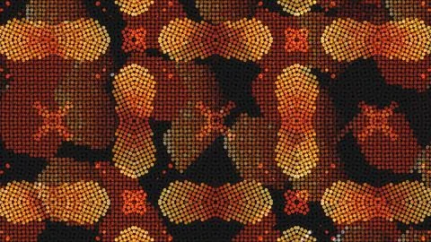Designer kaleidoscope background with beautiful elements. New trends. 스톡 일러스트