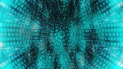 Designer kaleidoscope background with beautiful elements. New trends. Stockillustratie