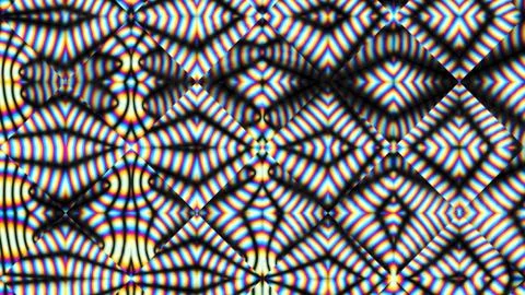 Designer kaleidoscope background with beautiful elements. New trends. イラスト素材