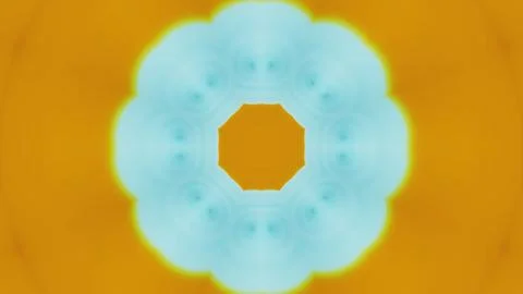Designer kaleidoscope background with beautiful elements. New trends. Illustrazione stock