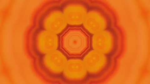 Designer kaleidoscope background with beautiful elements. New trends. Illustrazione stock