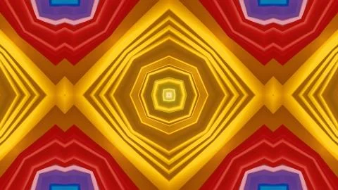 Designer kaleidoscope background with beautiful elements. New trends. Stock Illustration