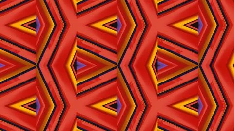 Designer kaleidoscope background with beautiful elements. New trends. Stockillustratie