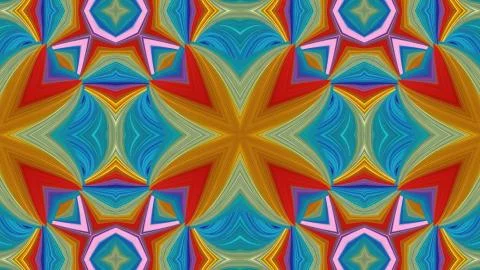 Designer kaleidoscope background with beautiful elements. New trends. イラスト素材