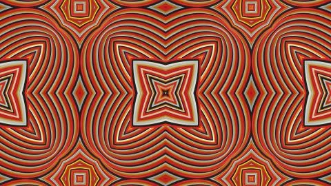 Designer kaleidoscope background with beautiful elements. New trends. Stockillustratie