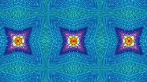 Designer kaleidoscope background with beautiful elements. New trends. Stockillustratie
