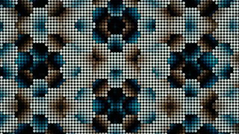 Designer kaleidoscope background with beautiful elements. New trends. イラスト素材