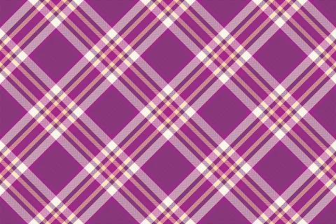 Designer pattern fabric seamless, checks plaid textile check. Curved vector.. Stock Illustration