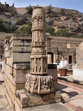 Designer pillar Stock Photos