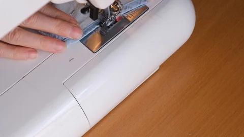 Designer sews the individual order Stock Footage 99641327