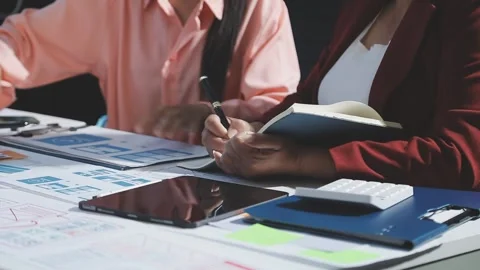 The designer team is designing the uxui system to make the uxui system work.. Stock Footage 290952055