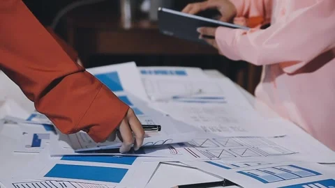 The designer team is designing the uxui system to make the uxui system work.. Stock Footage 308982757