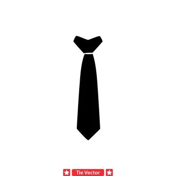 Designer Tie Silhouette Bundle  High Quality Fashion Illustrations イラスト素材