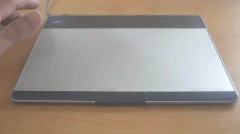 Designer working [digital drawing tablet] close up Stock Footage 68791209
