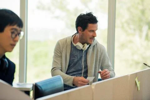 Designer working in office Stock Photos
