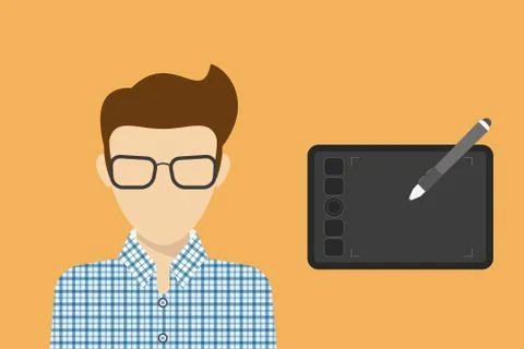 Designer's avatar Stock Illustration