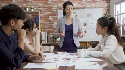 Designers brainstorming and working on project Video stock 146549678