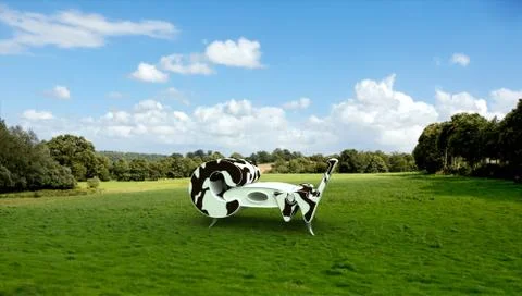 Designers cow Stock Illustration