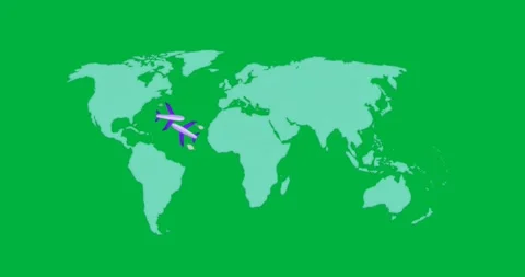Designers creating world map outline on transparent background for global Stock Footage 317479505