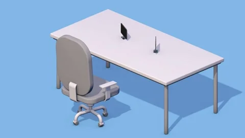 Designer's Desk Animation Version 02 Stock Footage 205529572