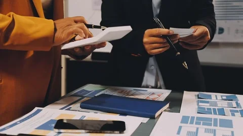 Designers drawing website ux app development. User experience concept. Stock Footage 288533470
