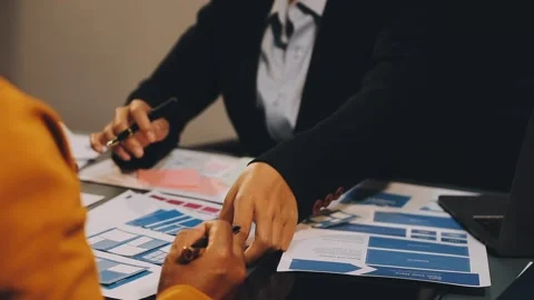 Designers drawing website ux app development. User experience concept. Stock Footage 288533609