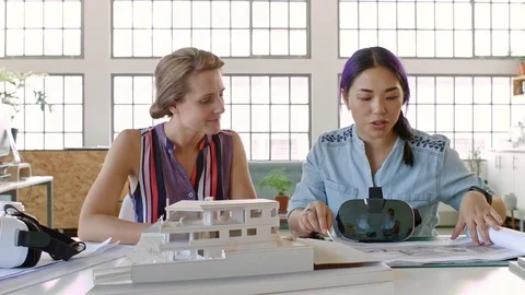 Designers having a project meeting Stock Footage 71633261