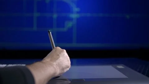 Designers pen Stock Footage 200158684