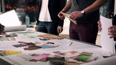 Designers at Work Stock Footage 70864535