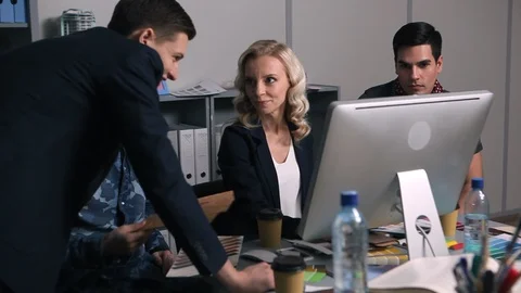 Designers at Work Stock Footage 90422468