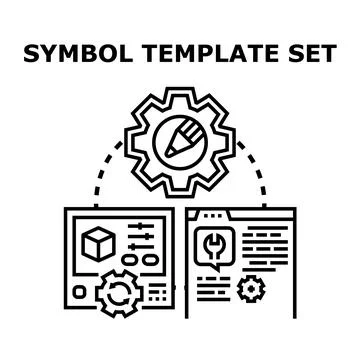 Designing and developing digital tools with templates イラスト素材