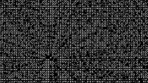 Designing a dot pattern on a black background Stock Footage 339372891