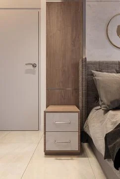 Designing a Master Bedroom That's an Expression of Your Personal Style Stock-Illustration