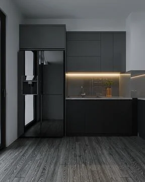 Designing a Modern Kitchen interior That Will Impress Your Guests Stock Illustration