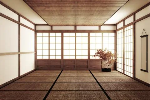 Designing the most beautiful Mock up, Designed specifically in Japanese style Stock Illustration